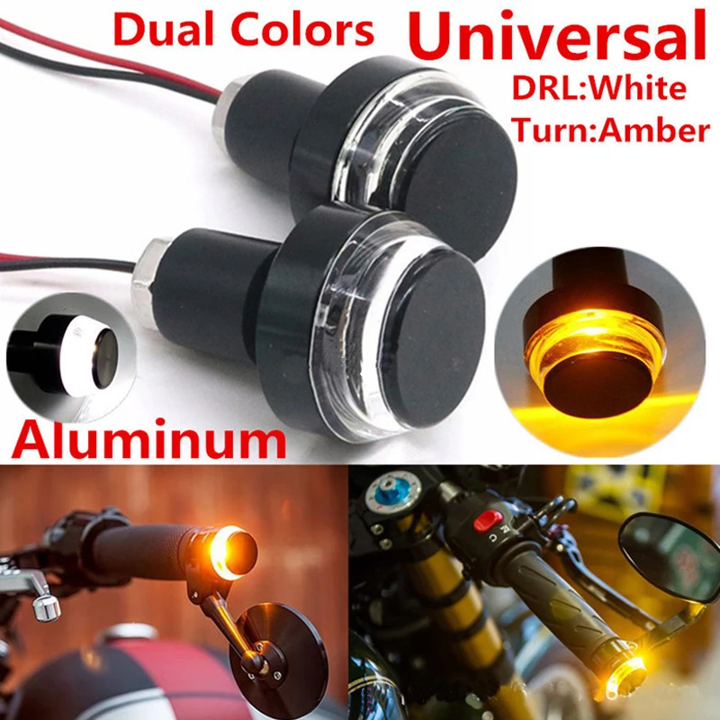 Sos Light Strobe - ไฟเลี้ยว LED สำหรับแฮนด์มอเตอร์ไซค์ ไฟเลี้ยวปลายแฮนด์แบบเสียบปลั๊ก ไฟกระพริบ