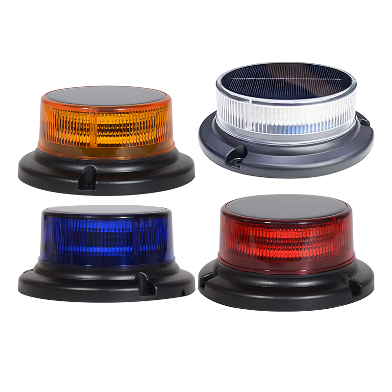 Sos Light Strobe - ไฟฉุกเฉิน LED แบบหมุนได้ ชาร์จด้วยพลังงานแสงอาทิตย์ ติดตั้งด้วยแม่เหล็ก สำหรับรถยนต์