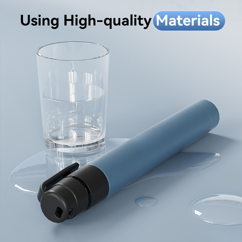 Water Purification Straw - หลอดกรองน้ำพกพาขนาดเล็กสำหรับกิจกรรมกลางแจ้ง ใช้ในกรณีฉุกเฉิน สำหรับตั้งแคมป์ เดินป่า ตกปลา