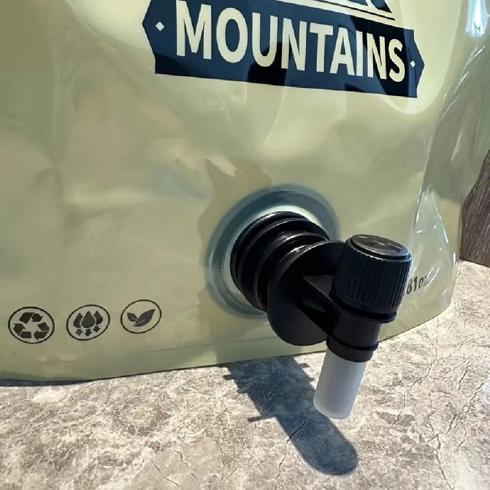Water Bag Collapsible - ถุงเก็บน้ำขนาด 8 ลิตร ทนทาน นำกลับมาใช้ใหม่ได้ พกพาสะดวก