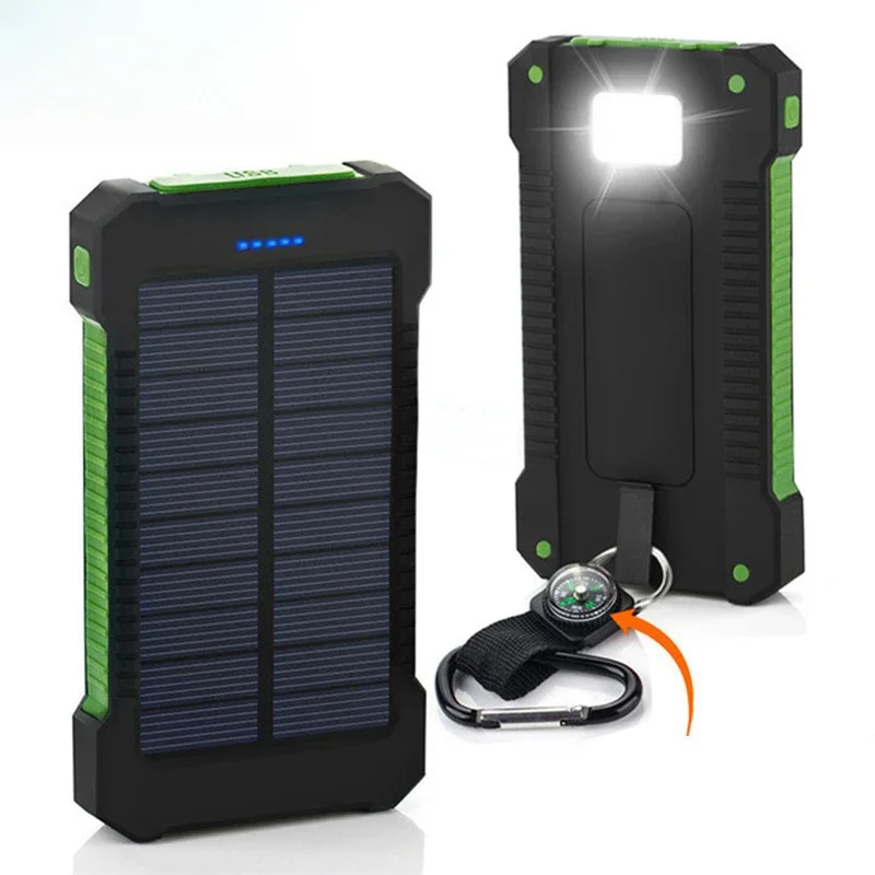 20000mAh พาวเวอร์แบงค์พลังงานแ - Solar Emergency Charger บทวิจารณ์และราคา