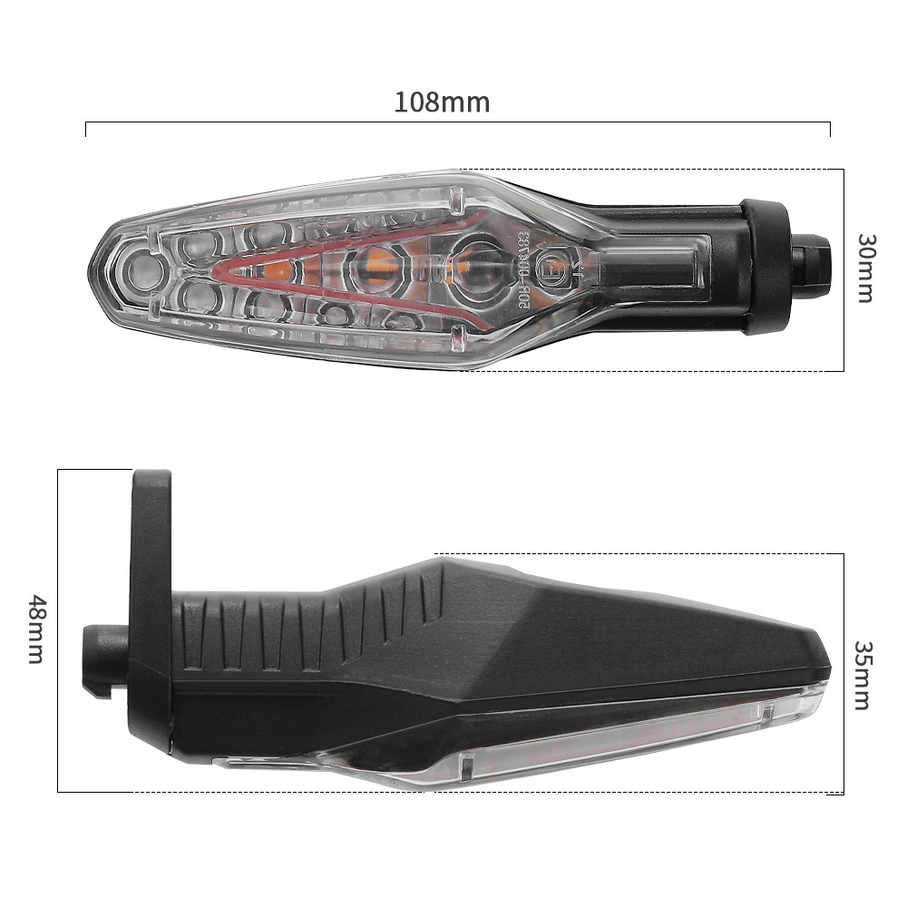 ไฟเลี้ยว LED ไฟเบรกหลัง ไฟท้าย - Sos Light Strobe บทวิจารณ์และราคา