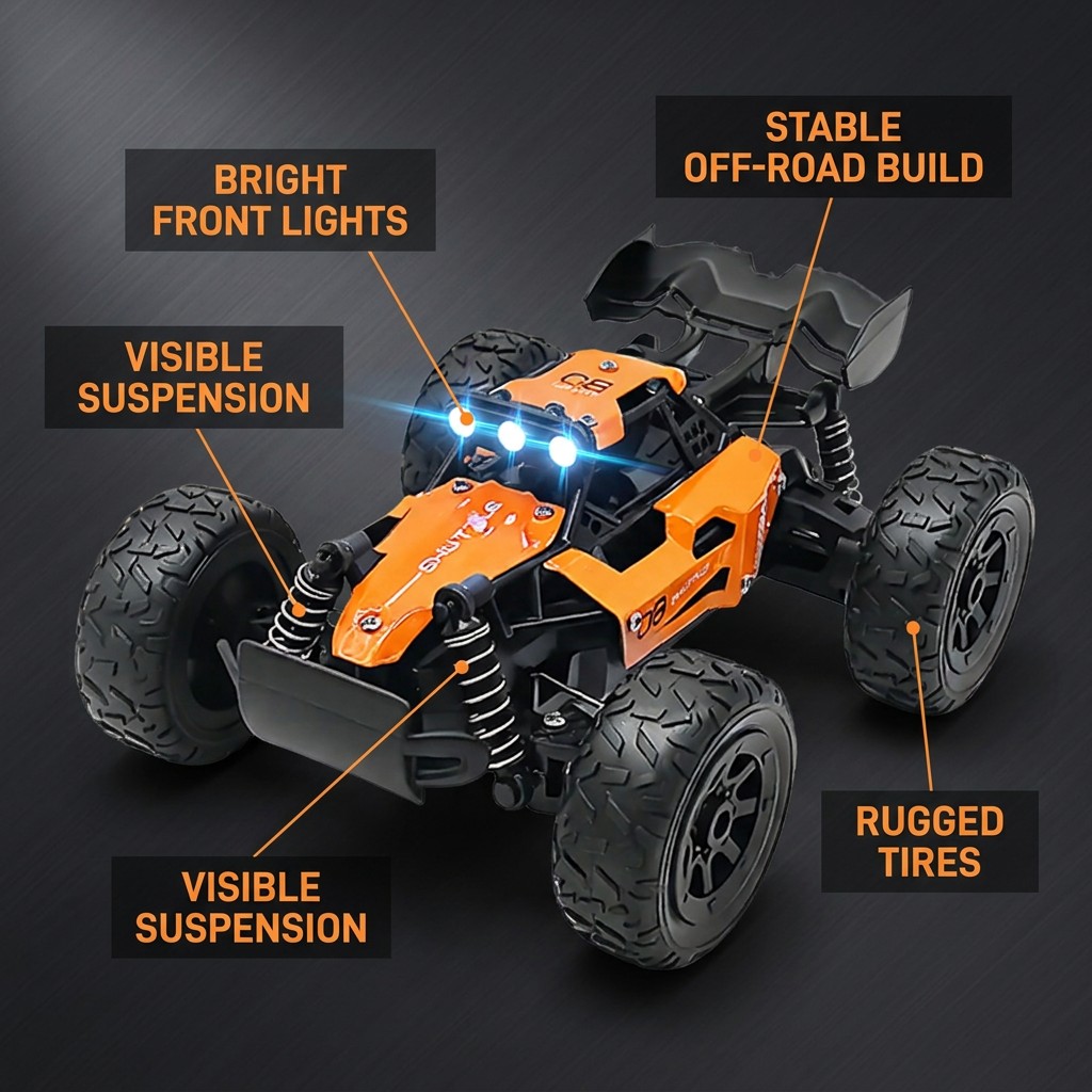 รถบังคับวิทยุ 4WD ขนาด 1:32 รถ - Sos Light Strobe บทวิจารณ์และราคา