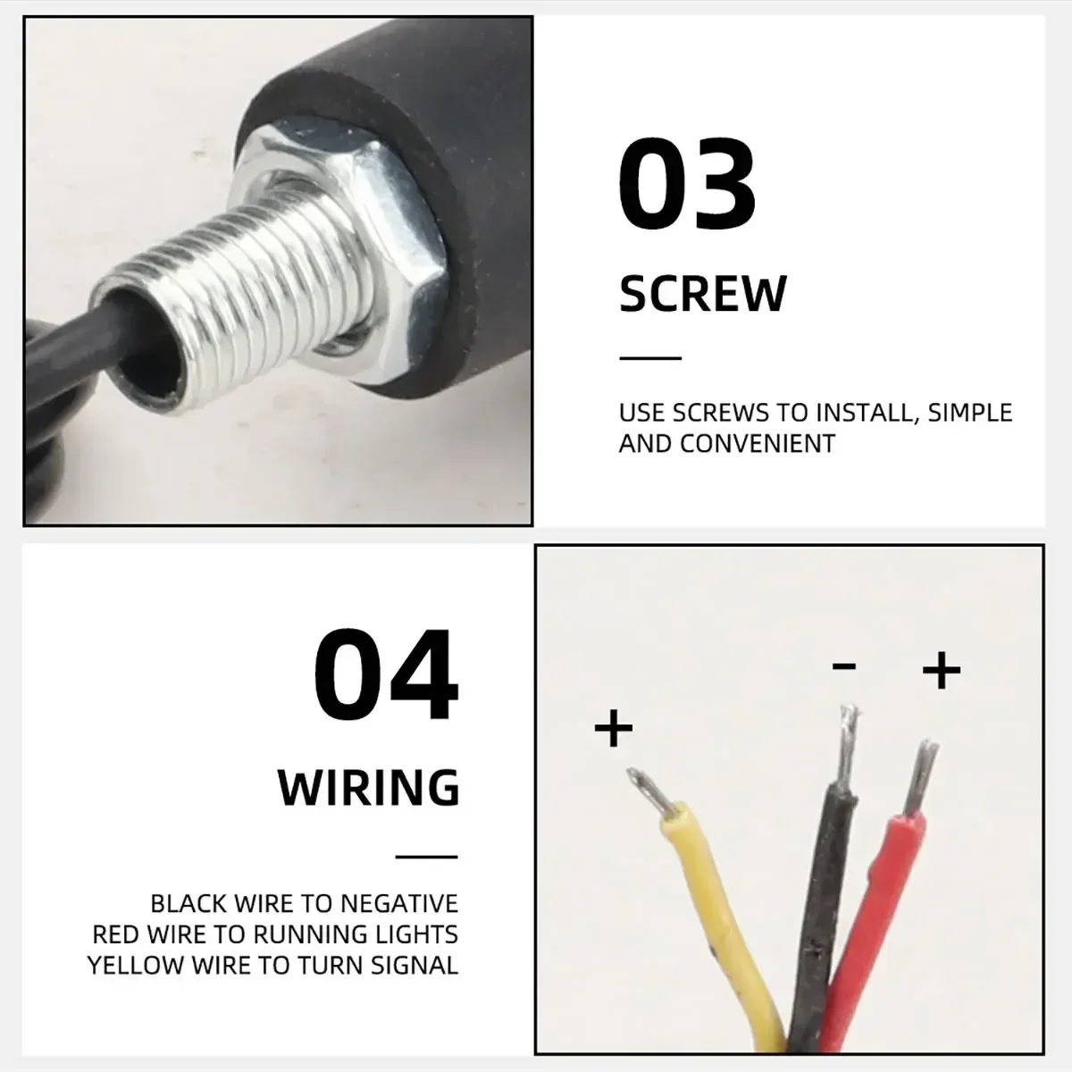 ไฟเลี้ยว LED สำหรับแฮนด์มอเตอร - Sos Light Strobe บทวิจารณ์และราคา