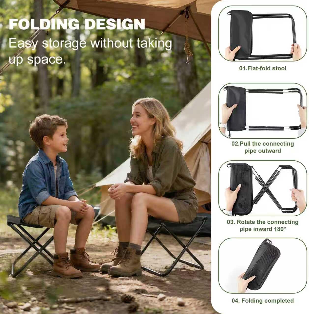 เก้าอี้พับพกพาสำหรับตั้งแคมป์  - Fishing Kit Compact บทวิจารณ์และราคา