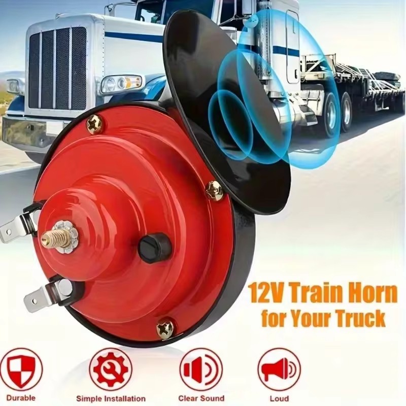 แตรลมไฟฟ้ารูปหอยทาก 12V 24V 30 - Emergency Whistle Loud บทวิจารณ์และราคา