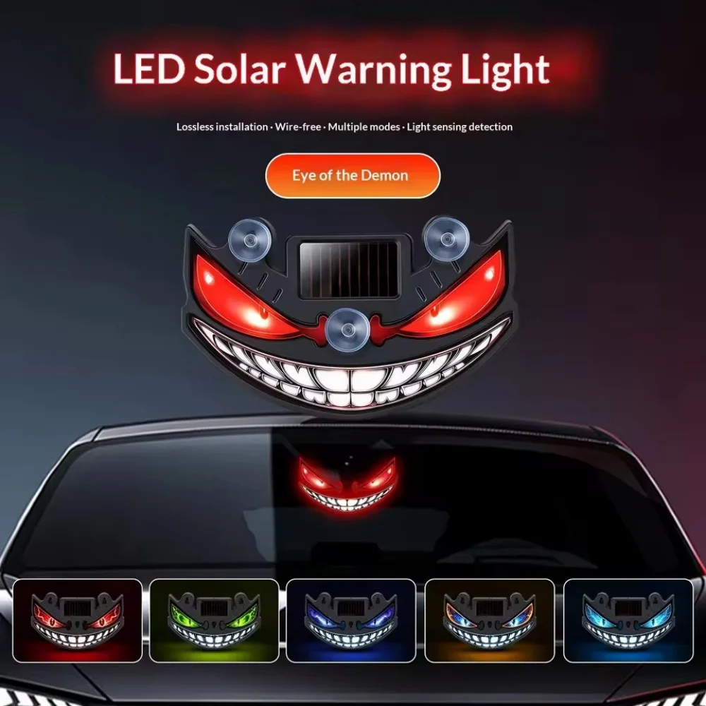 ไฟเตือนหน้ารถ LED รูปหน้าปีศาจ - Sos Light Strobe บทวิจารณ์และราคา