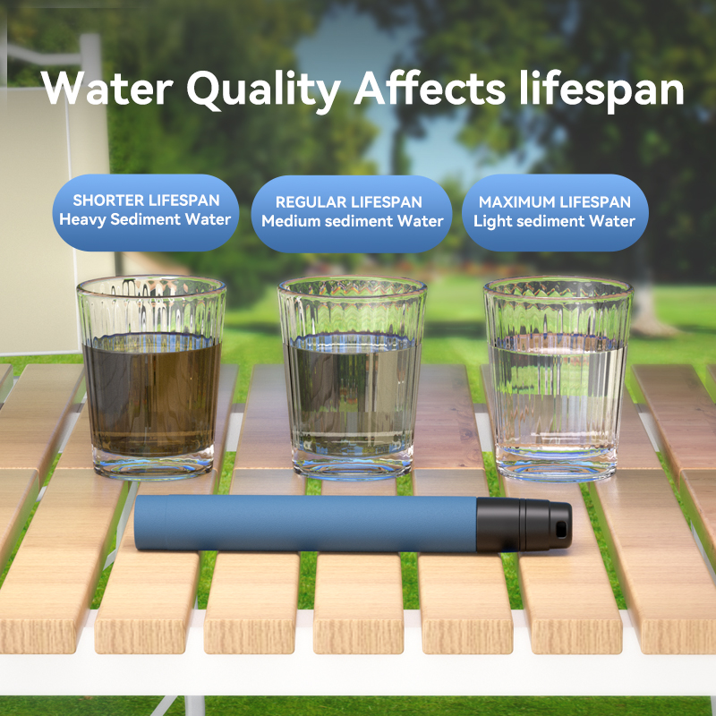 หลอดกรองน้ำพกพาขนาดเล็กสำหรับก - Water Purification Straw บทวิจารณ์และราคา