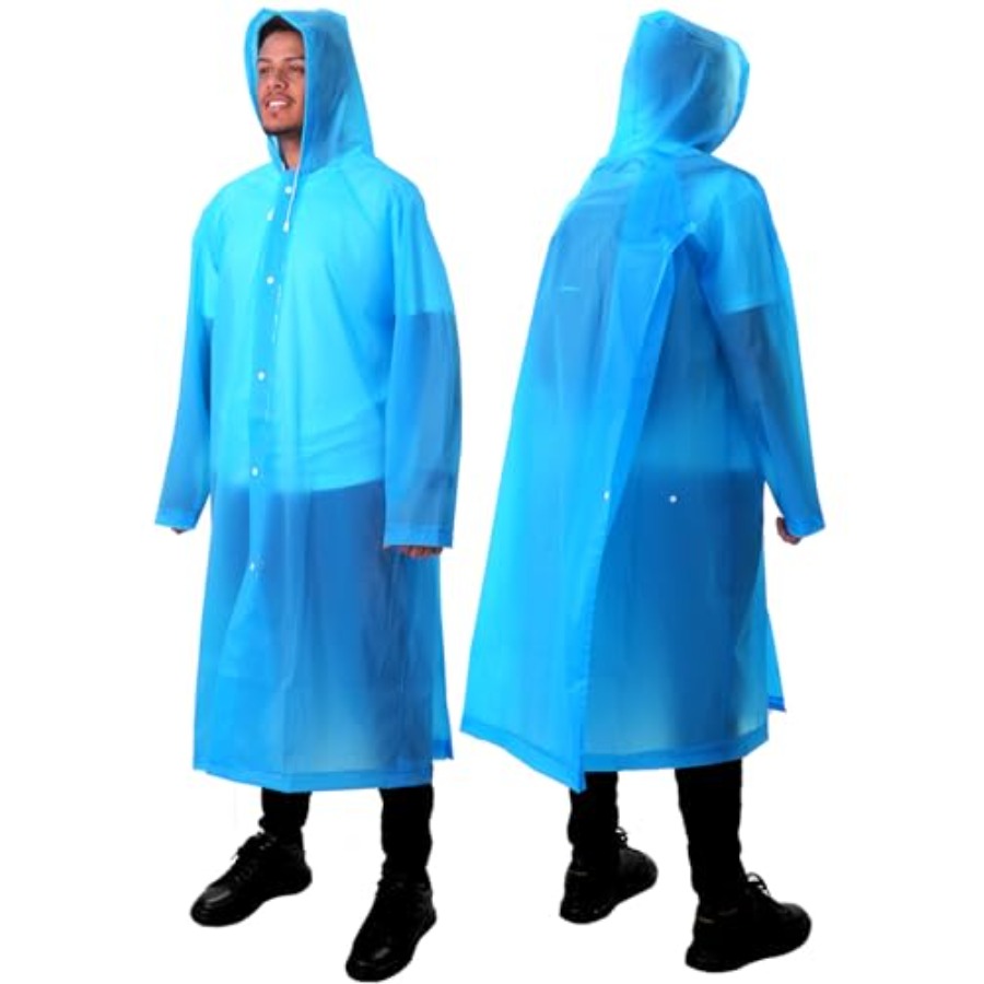 เสื้อกันฝน ANYOO แบบ 2 ชิ้น สำ - Emergency Poncho Rain บทวิจารณ์และราคา