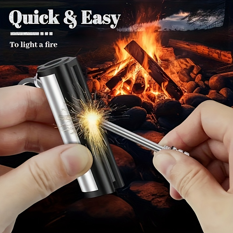1-5 Pack Matchไฟแช็ก,Flintโลหะ - Fire Starting Kit บทวิจารณ์และราคา