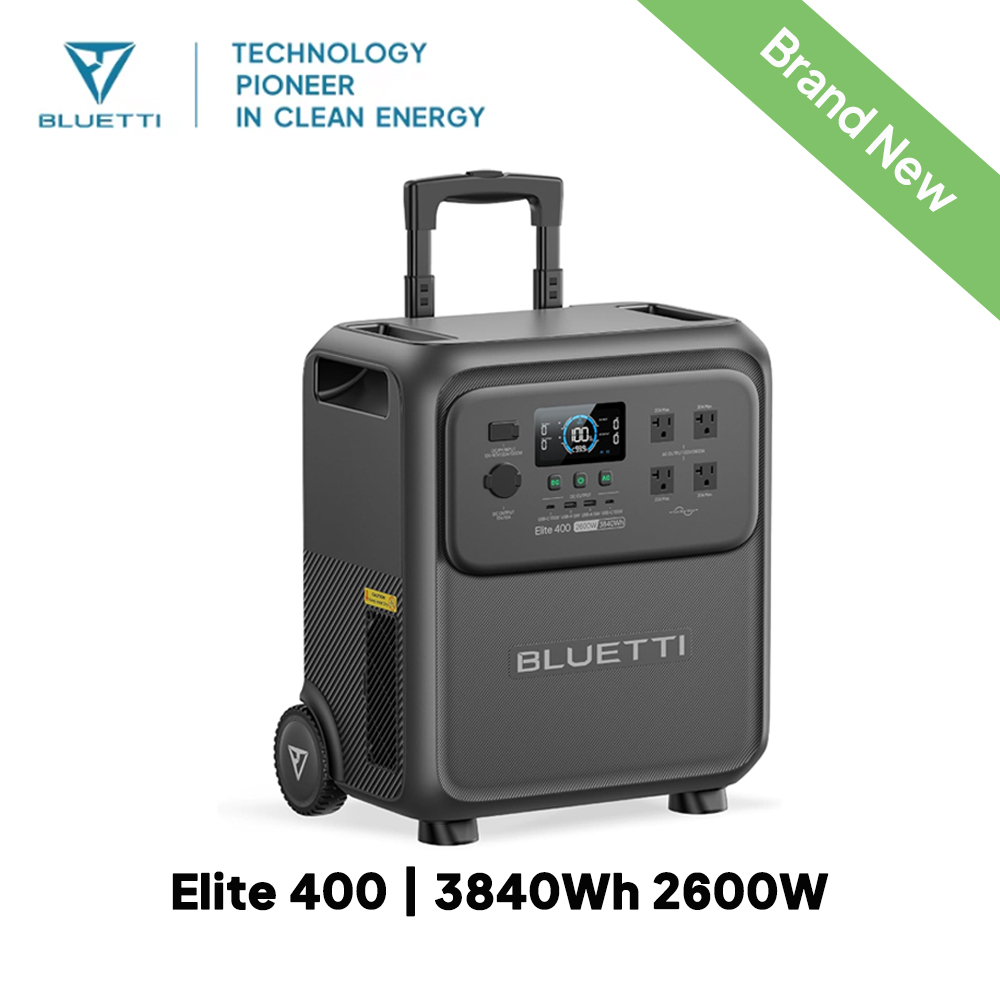 BLUETTI Elite 400 2600W 3840Wh - Solar Emergency Charger บทวิจารณ์และราคา