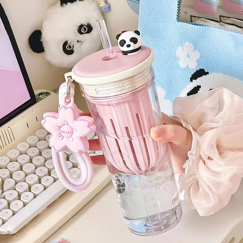 650ml Kawaii น้ําขวดกรองน่ารัก - Water Purification Straw บทวิจารณ์และราคา