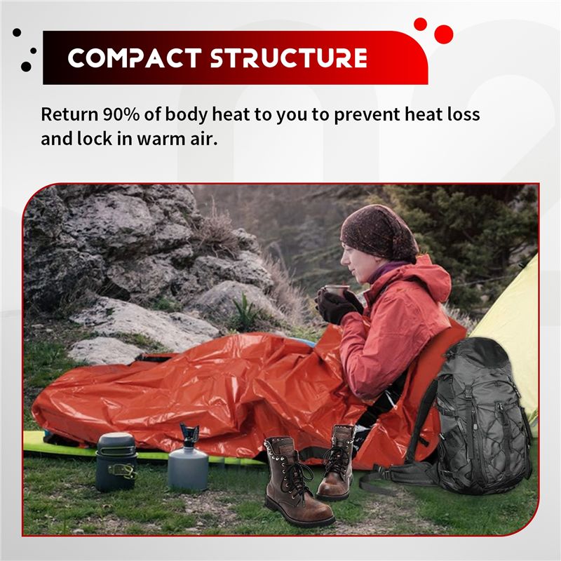 ถุงนอนฉุกเฉิน 2 คน ถุงนอนเอาตั - Bivy Bag Emergency บทวิจารณ์และราคา