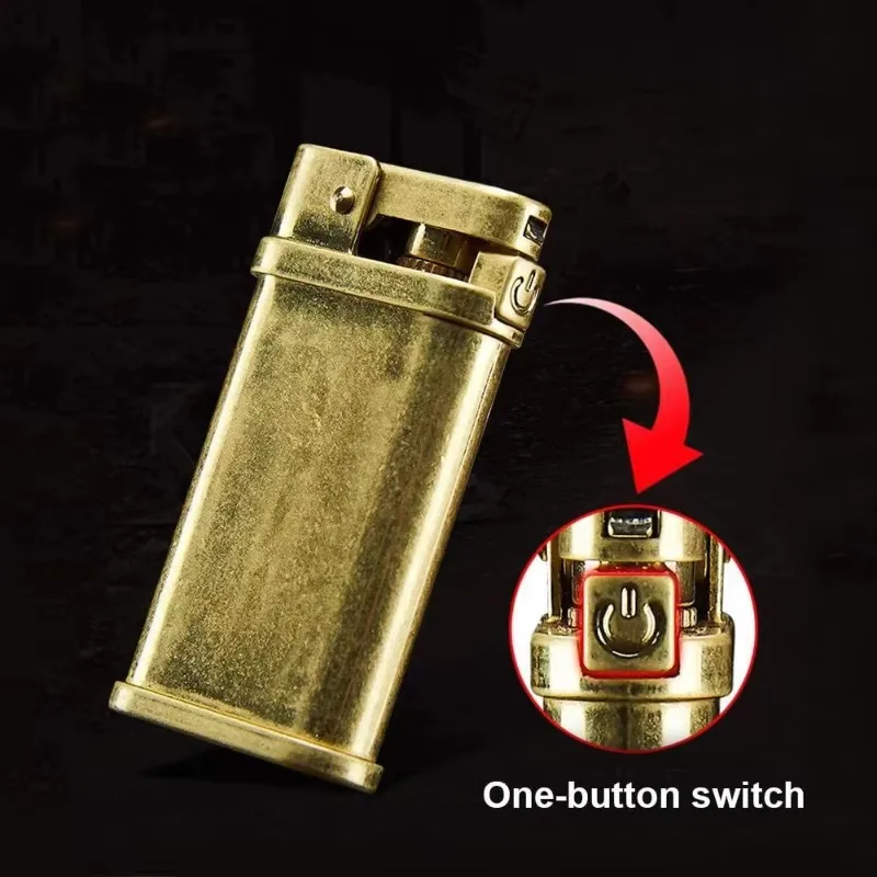 ไฟแช็คทองเหลืองแบบกดปุ่มเดียว  - Fire Starting Kit บทวิจารณ์และราคา