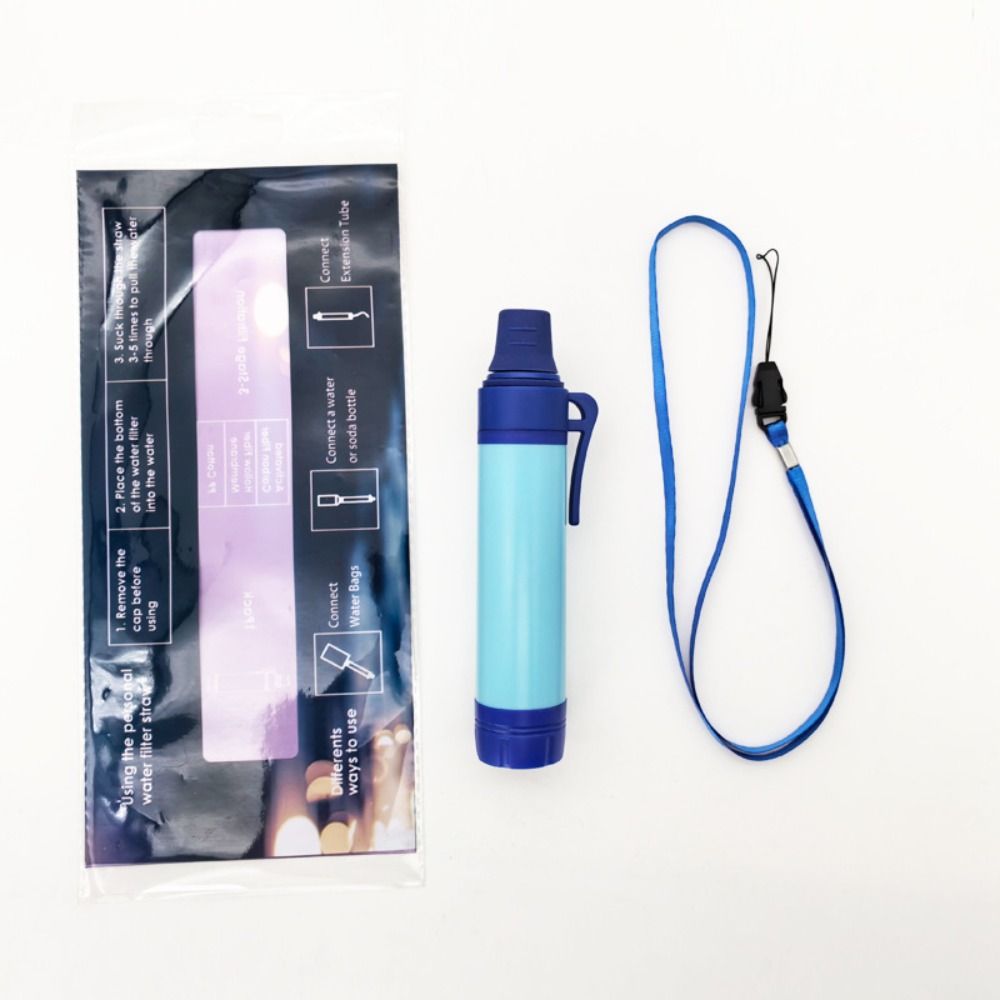 หลอดกรองน้ำขนาดเล็กสำหรับกรองน - Water Purification Straw บทวิจารณ์และราคา